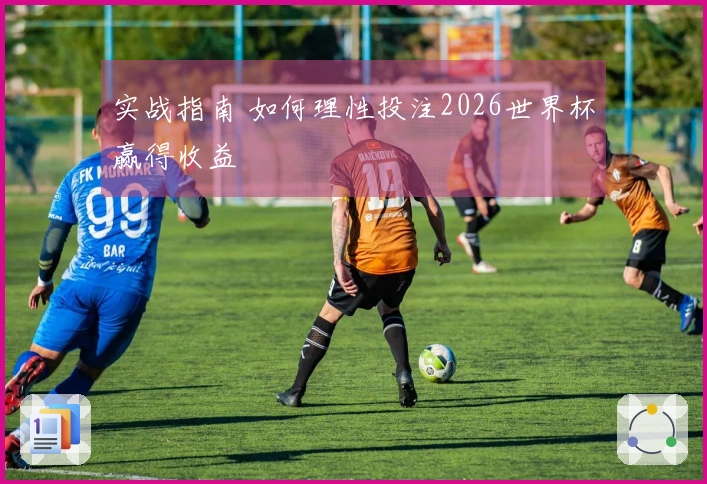 实战指南 如何理性投注2026世界杯赢得收益